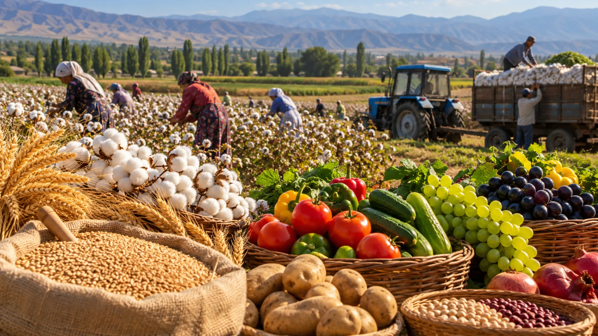 В районе Кушониён увеличилось производство сельхозпродукции